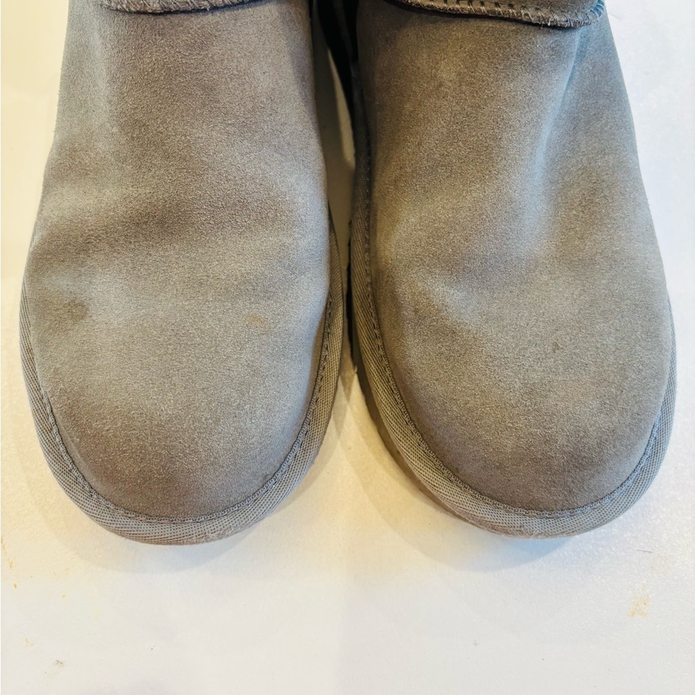 Koolaburra by UGGs Gray-Tan Fur-Lined Boots size 8 - Picture 6 of 9